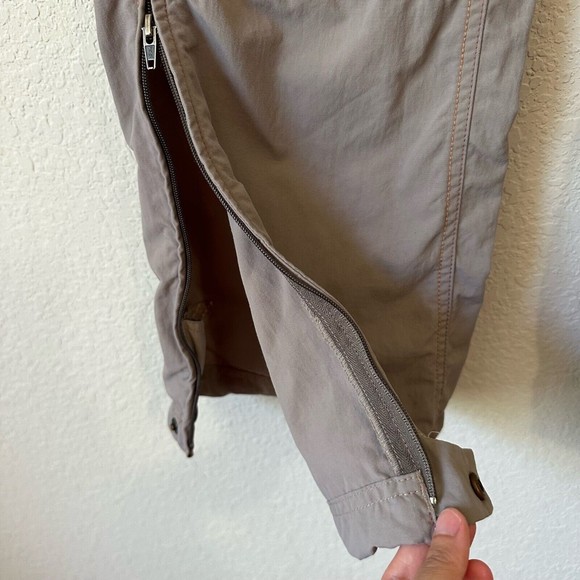 MOUNTAIN HARDWARE Womens Outdoor Ankle Zip Convertible Pants in Taupe - Picture 5 of 13